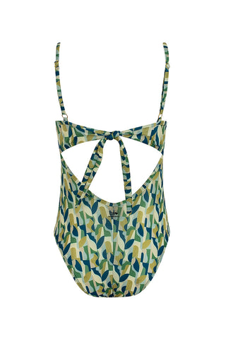 Round Neck Swimsuit - Woodland