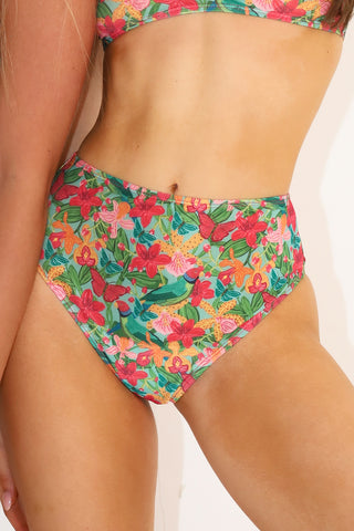 High Waisted Bottom - Love Bird
