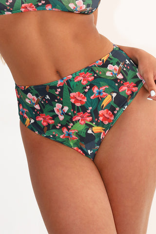High Waisted Bottom - Toucan