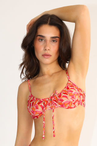 Underwire Top - Pink Garden