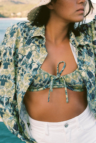 Camisa Manga Curta - Olive Mandala