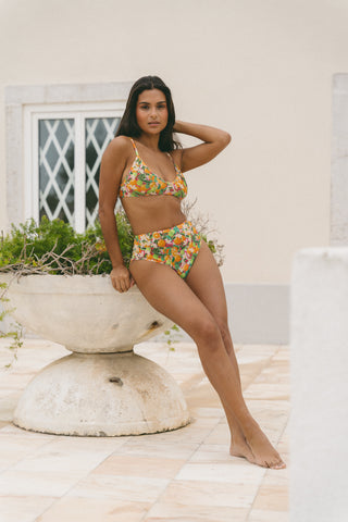 High Waisted Bottom - Fresh Citrus